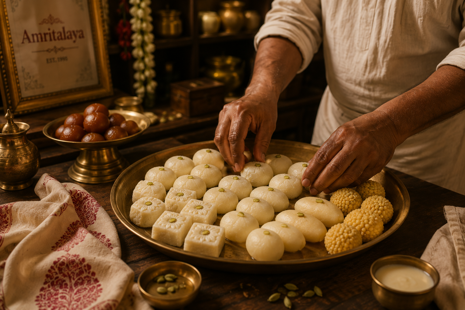 Amritalaya sweet making heritage