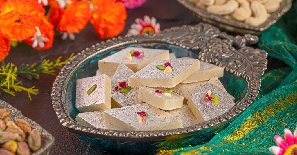 Bengali sweets during Durga Puja